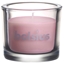Picture of Svece stikla traukā 80/92mm 29h Pastel pink