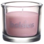 Изображение Svece stikla traukā 80/92mm 29h Pastel pink