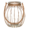 Picture of Svečturis-laterna 4Living stikla bumba virvēs 22x24cm