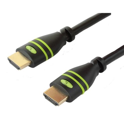 Picture of Techly 2m High Speed HDMI Cable with Ethernet A/A M/M Black ICOC HDMI-4-020