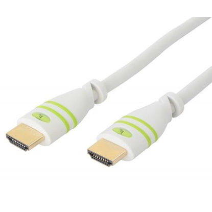 Picture of Techly 3m High Speed HDMI Cable with Ethernet A/A M/M White ICOC HDMI-4-030WH