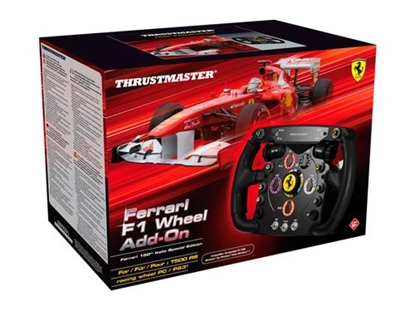 Attēls no Thrustmaster Ferrari F1 Black RF Steering wheel Analogue PC