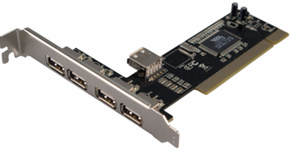 Attēls no Tīkla karte Logilink 4+1 USB 2.0 PCI