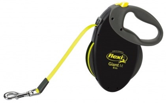 Picture of TRIXIE NEON GIANT M 8 m Black, Yellow Dog Retractable lead
