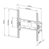 Picture of Techly Uchwyt cienny do telewizora TV/LCD 23-55 Cali 60kg Uchylny Slim (301269)
