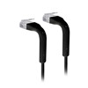 Picture of UBIQUITI ULTRA-THIN PATCH CABLE WITH BENDABLE BOOTS DESIGNED FOR INSTALLATION FLEXIBILITY / BLACK / 0.1 M (50-PACK)
