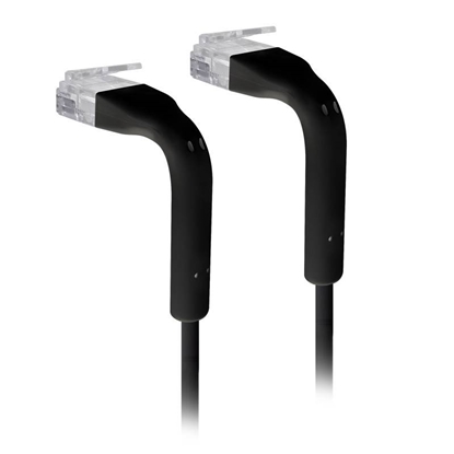 Picture of UBIQUITI ULTRA-THIN PATCH CABLE WITH BENDABLE BOOTS DESIGNED FOR INSTALLATION FLEXIBILITY / BLACK / 8 M