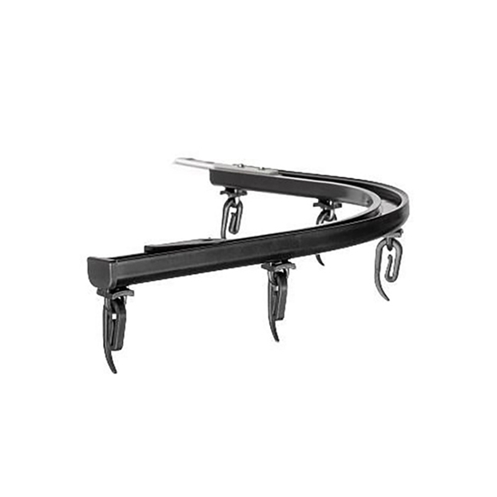 Picture of Universāls izliekts stūris (AP08), melns