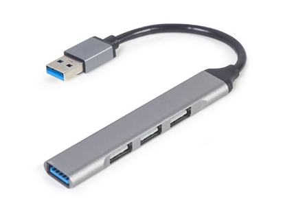 Attēls no USB Centrmezgls Gembird 4-port USB 3.1 Silver