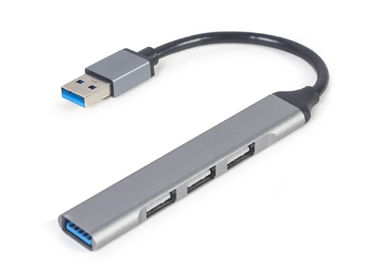 Изображение USB Centrmezgls Gembird 4-port USB 3.1 Silver