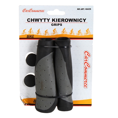 Picture of Velo rokturi gumijas ergonomiski, melni ar pelēku B-16