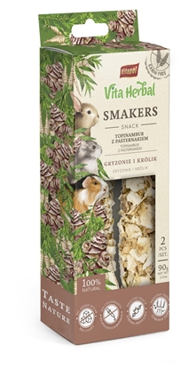 Изображение VITA HERBAL Topinambur and parsnip treats for rodents and rabbits - 2 pieces