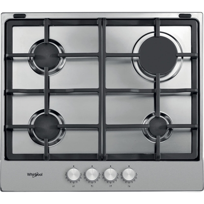 Picture of Whirlpool TGML 660 IX Stainless steel Built-in 60 cm Gas 4 zone(s)
