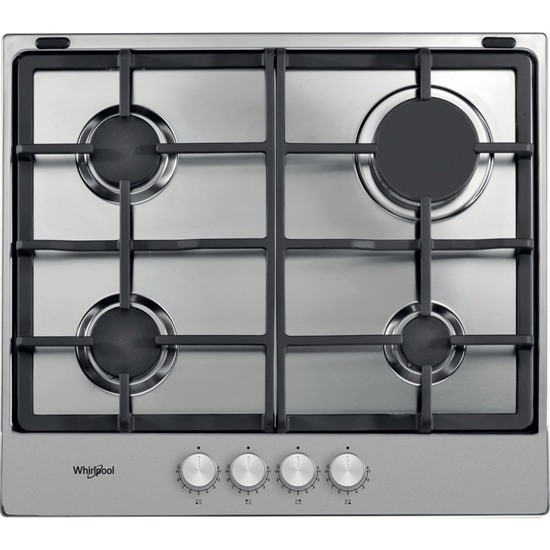 Picture of Whirlpool TGML 660 IX Stainless steel Built-in 60 cm Gas 4 zone(s)
