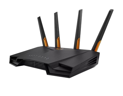 Изображение Wireless Router|ASUS|Wireless Router|4200 Mbps|Mesh|Wi-Fi 5|Wi-Fi 6|IEEE 802.11n|USB 3.2|1 WAN|4x10/100/1000M|Number of antennas 4|TUFGAMINGAX4200