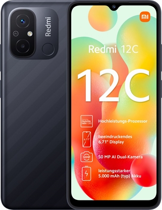 Picture of Mobilusis telefonas XIAOMI Redmi 12C 3+64GB Graphite Gray