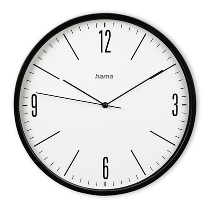 Attēls no Hama Elegante Quartz clock Round Black, White
