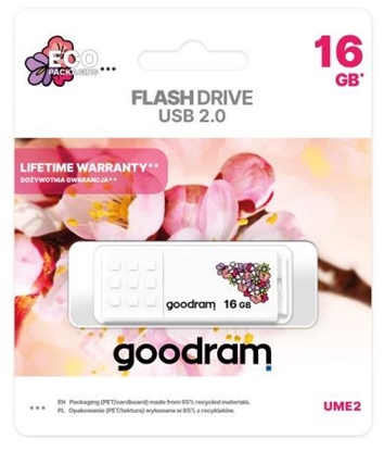 Изображение Zibatmiņa Goodram 16GB UME2 USB 2.0 Spring 