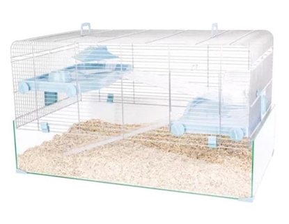 Picture of ZOLUX Panas Colour 80 - rodent cage - blue
