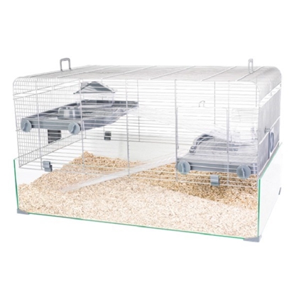 Picture of ZOLUX Panas Colour 80 - rodent cage - grey