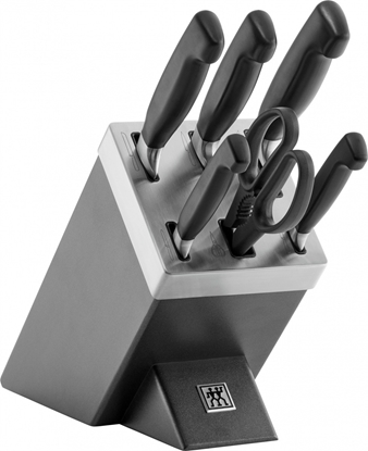 Picture of Zwilling Vier Sterne Knife Block 7 pcs. grey