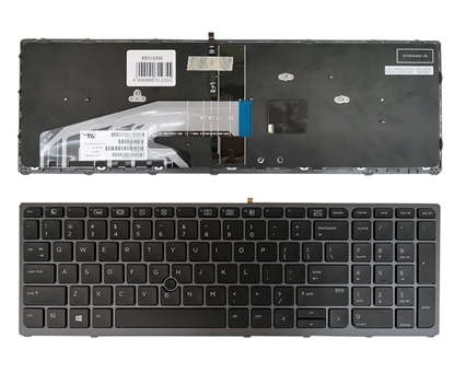 Attēls no Keyboard HP ZBook 15 G3, G4, 17 G3, G4 (US) with backlight