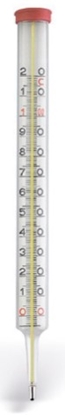 Изображение 0-120oC  WATTS Termometrs spirta  200mm (IELIKTNIS) 
