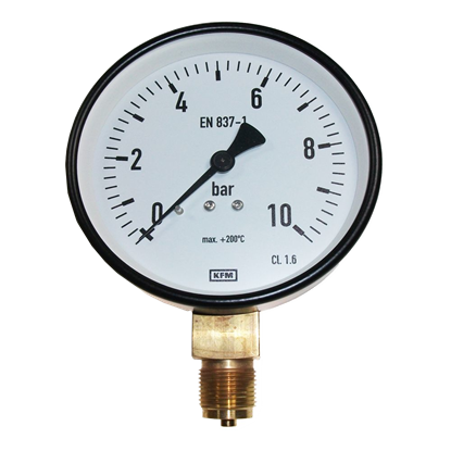 Изображение 0-4 bar M100R G1/2,Manom.0-200oC 111.22 )