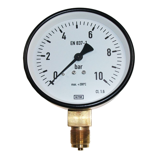 Изображение 0-4 bar M100R G1/2,Manom.0-200oC 111.22 )