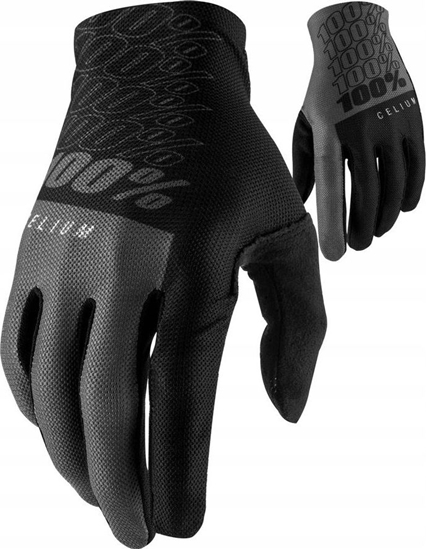 Picture of 100% Rkawiczki 100% CELIUM Glove black grey roz. M (dugo doni 187-193 mm) (NEW)