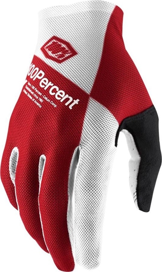Picture of 100% Rkawiczki 100% CELIUM Glove cherry silver roz. L (dugo doni 193-200 mm) (NEW)