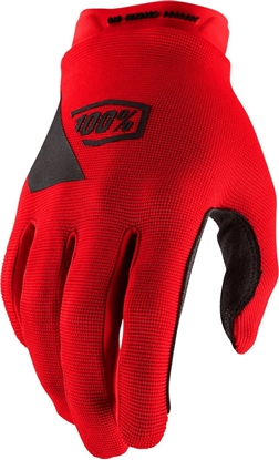Attēls no 100% Rkawiczki 100% RIDECAMP Glove red roz. S (dugo doni 181-187 mm) (NEW)
