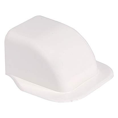 Picture of 90x65mm PVC stūra kanāla gala elements pie sienas