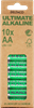 Picture of AA LR6 baterijas 1.5V Deltaco Ultimate Alkaline iepakojumā 10 gb.