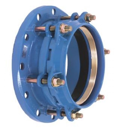 Picture of Adapt. PVC/PE caurulei, enkurojošs Dn50, D63mm 