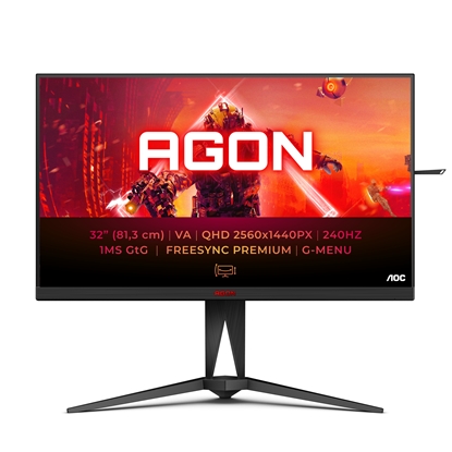 Изображение AOC AGON 5 AG325QZN/EU LED display 80 cm (31.5") 2560 x 1440 pixels Quad HD Black