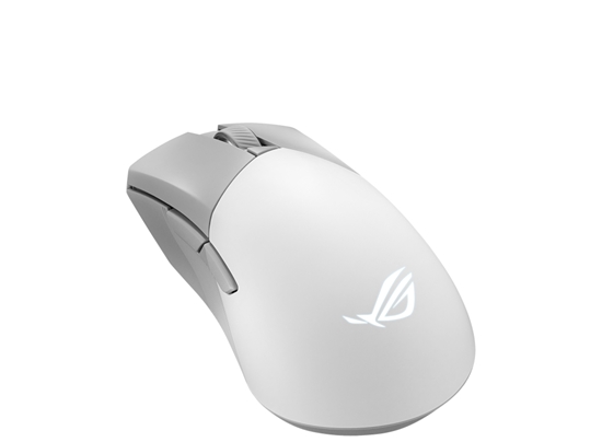 Picture of ASUS ROG Gladius III Wireless Aimpoint White mouse Right-hand RF Wireless + Bluetooth + USB Type-A Optical 36000 DPI