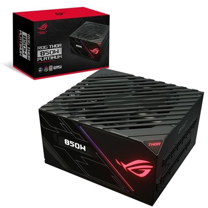 Picture of ASUS ROG THOR 850W Platinum II power supply unit 20+4 pin ATX Black, Blue, Grey
