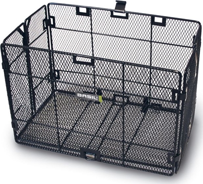 Attēls no Basil Kosz na tylny baganik BASIL CATANIA, stalowy czarny (NEW)