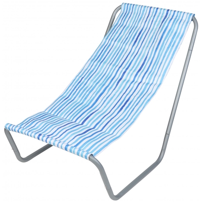 Picture of Blue lines salokāms dārza un pludmales krēsls ar somu