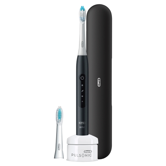 Picture of Braun Oral-B Pulsonic Slim Luxe 4500 Adult Sonic toothbrush Black, Platinum
