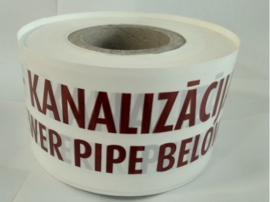 Picture of Brīdinājuma lente 100mm "Kanalizācija" (200m)