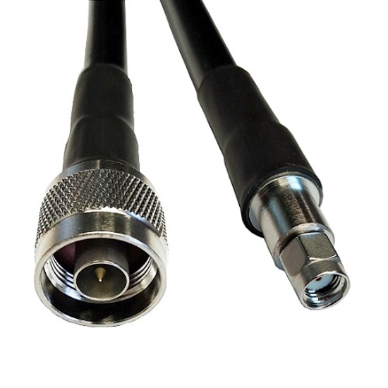Picture of Cable LMR-400, 10m, N-male to RP-SMA-male