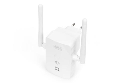 Picture of DIGITUS 300 Mbps Wireless Repeater 2,4 GHz+USB-Ladeanschluß