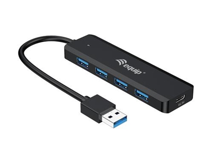 Изображение Equip 4-Port USB 3.2 Gen 1 Hub with USB-C Adapter