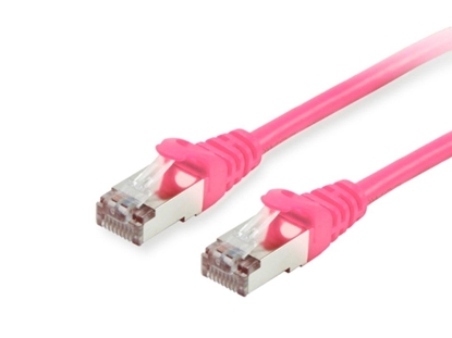 Picture of Equip Cat.6 S/FTP Patch Cable, 0.5m, Pink