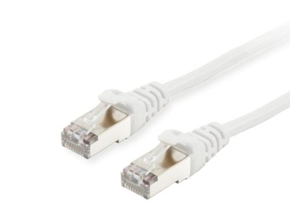 Attēls no Equip Cat.6 S/FTP Patch Cable, 10.0m, White, 9pcs/set
