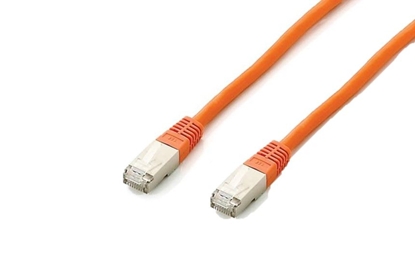Изображение Equip Cat.6A Platinum S/FTP Patch Cable, 0.5m, Orange