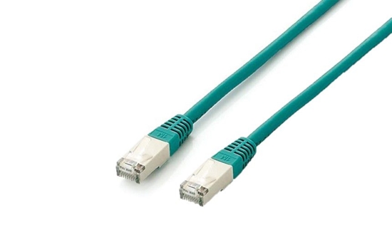 Изображение Equip Cat.6A Platinum S/FTP Patch Cable, 1.0m, Green