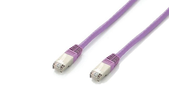 Изображение Equip Cat.6A Platinum S/FTP Patch Cable, 1.0m, Purple